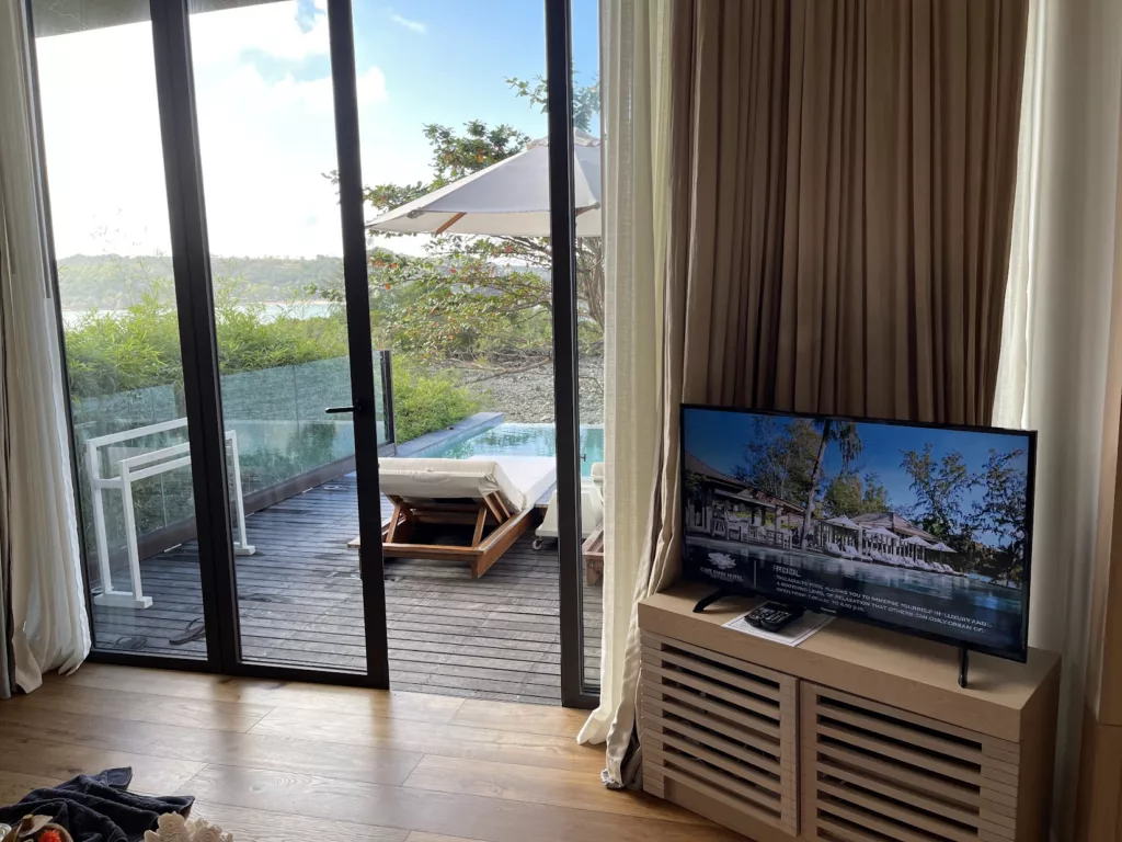 View from living room - Cape Fahn Private Islands Ocean View Pool Villa