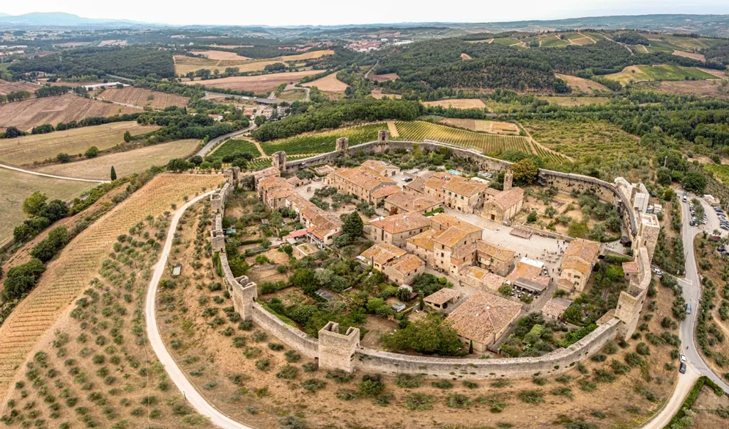 one of the most beautiful towns in Tuscany, Italy