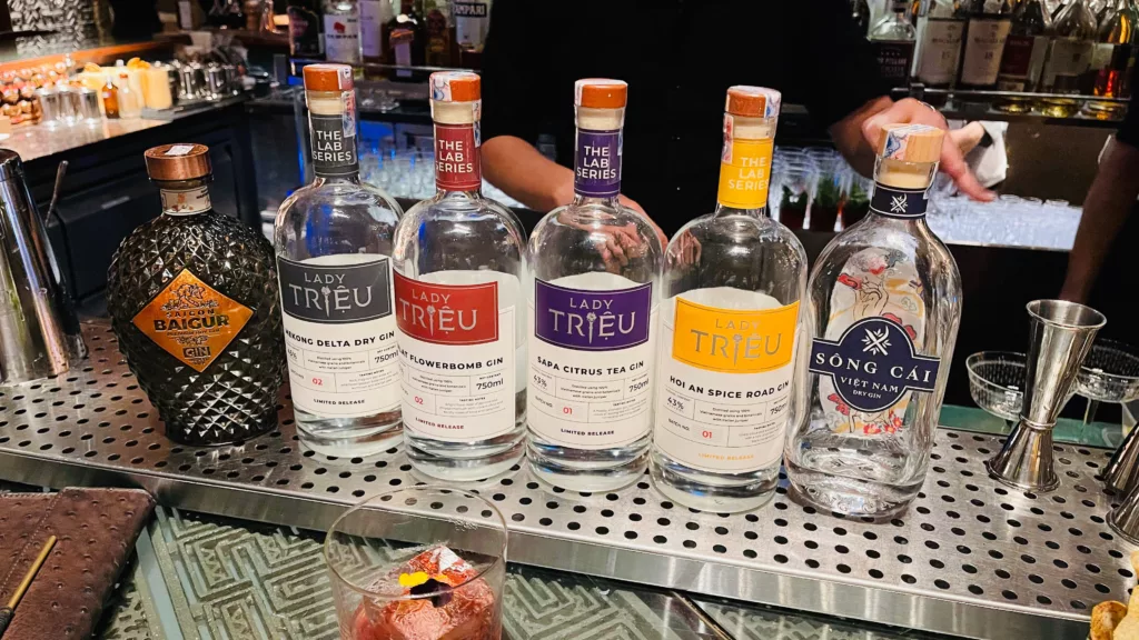 Review: A Quick Stay at the Park Hyatt Saigon, Ho Chi Minh City 57 Park Hyatt Saigon 2 Lam Son local gin selection - Park Hyatt Saigon,free night award