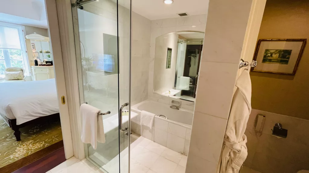 Review: A Quick Stay at the Park Hyatt Saigon, Ho Chi Minh City 37 Park Hyatt Saigon bathroom rain shower and soaking bath - Park Hyatt Saigon,free night award