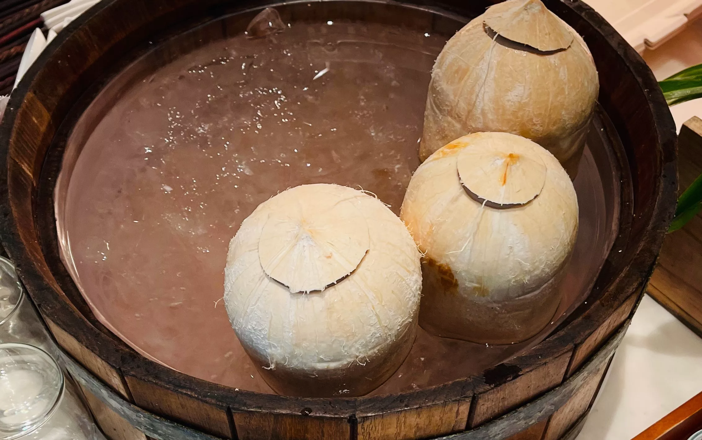 Park Hyatt Saigon breakfast buffet fresh coconuts