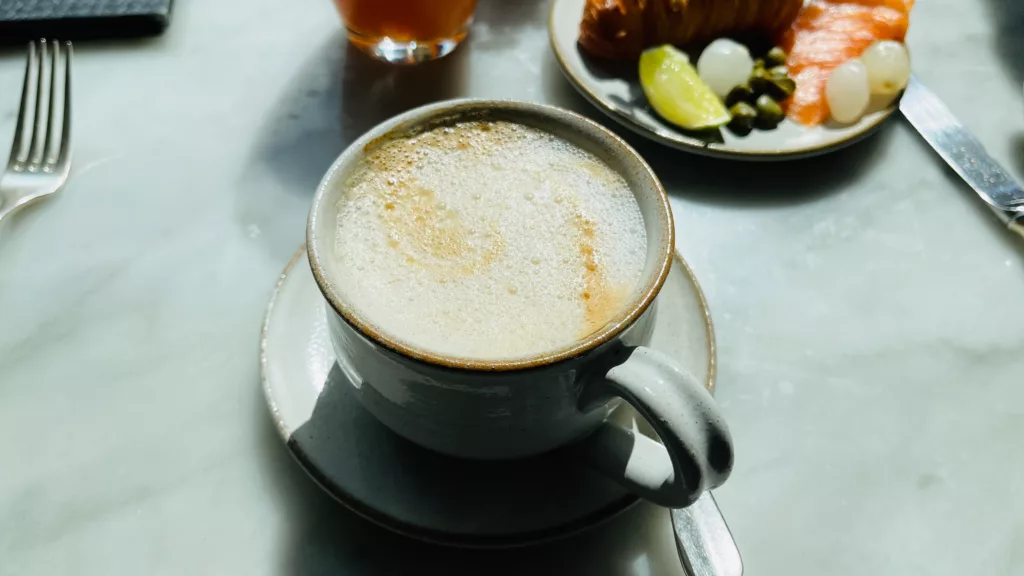 Review: A Quick Stay at the Park Hyatt Saigon, Ho Chi Minh City 48 Oat Milk Cappuccino at Breakfast, Park Hyatt Saigon