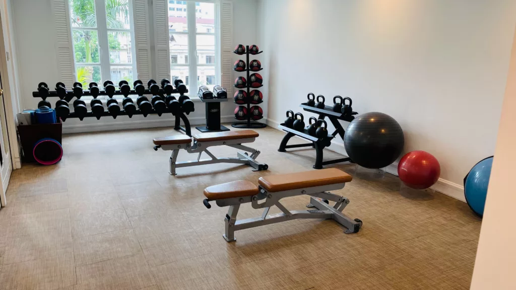 Park Hyatt Saigon fitness center equipment