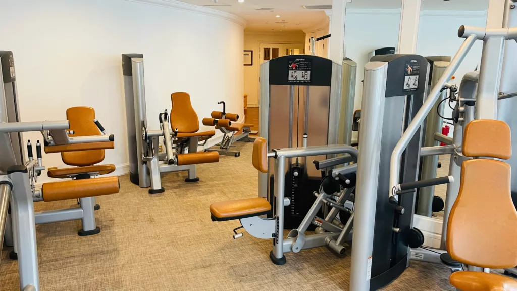 Park Hyatt Saigon fitness center equipment
