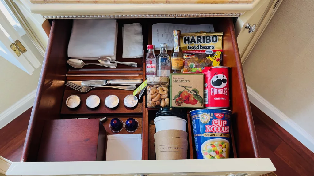 Review: A Quick Stay at the Park Hyatt Saigon, Ho Chi Minh City 25 Park Hyatt Saigon minibar - Park Hyatt Saigon,free night award