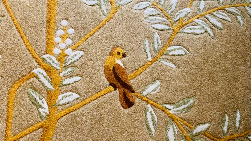 Review: A Quick Stay at the Park Hyatt Saigon, Ho Chi Minh City 15 Park Hyatt Saigon rug bird pattern