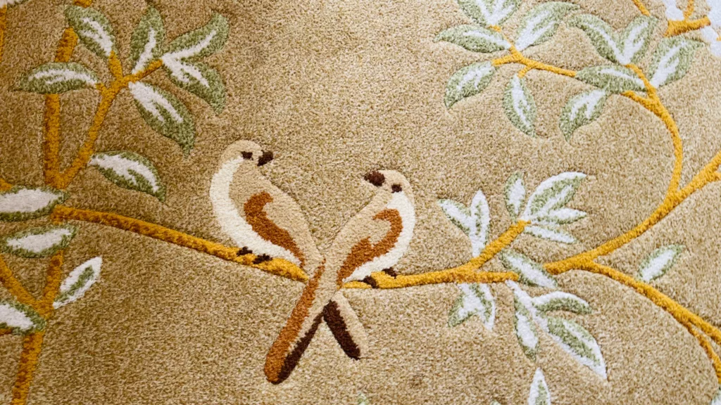 Review: A Quick Stay at the Park Hyatt Saigon, Ho Chi Minh City 14 Park Hyatt Saigon rug bird pattern