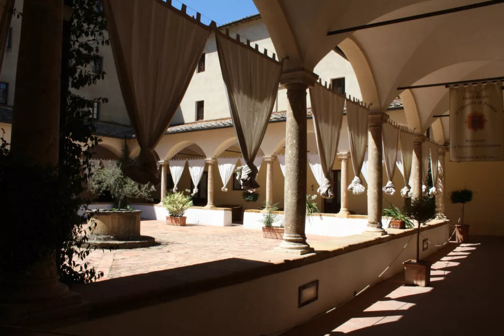 Pienza, one of the most beautiful towns in Tuscany, Italy