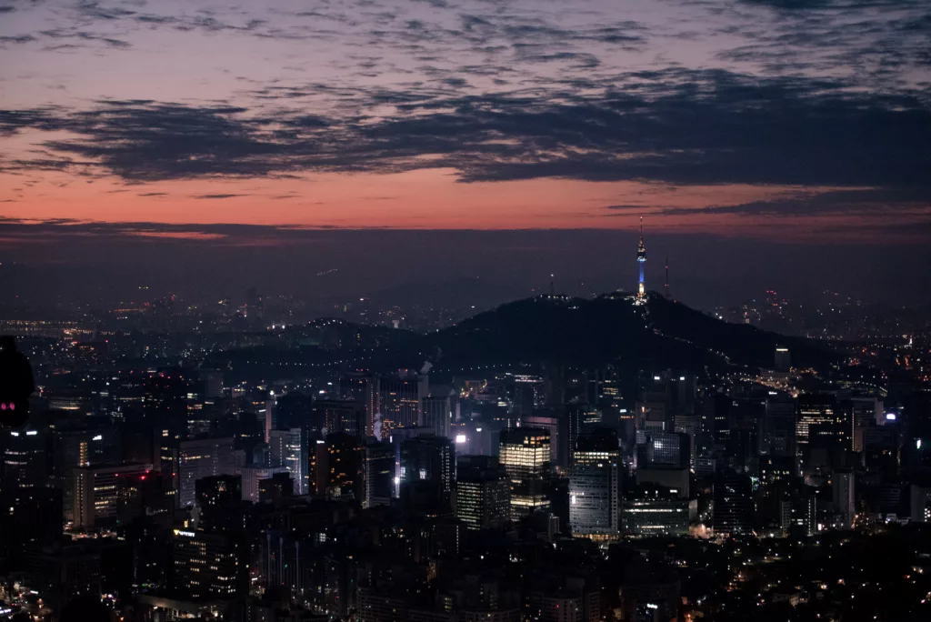 Skyline of Seoul, South Korea - South Korea and Japan are imposing travel restrictions on travelers from China amid a Covid surge in the country