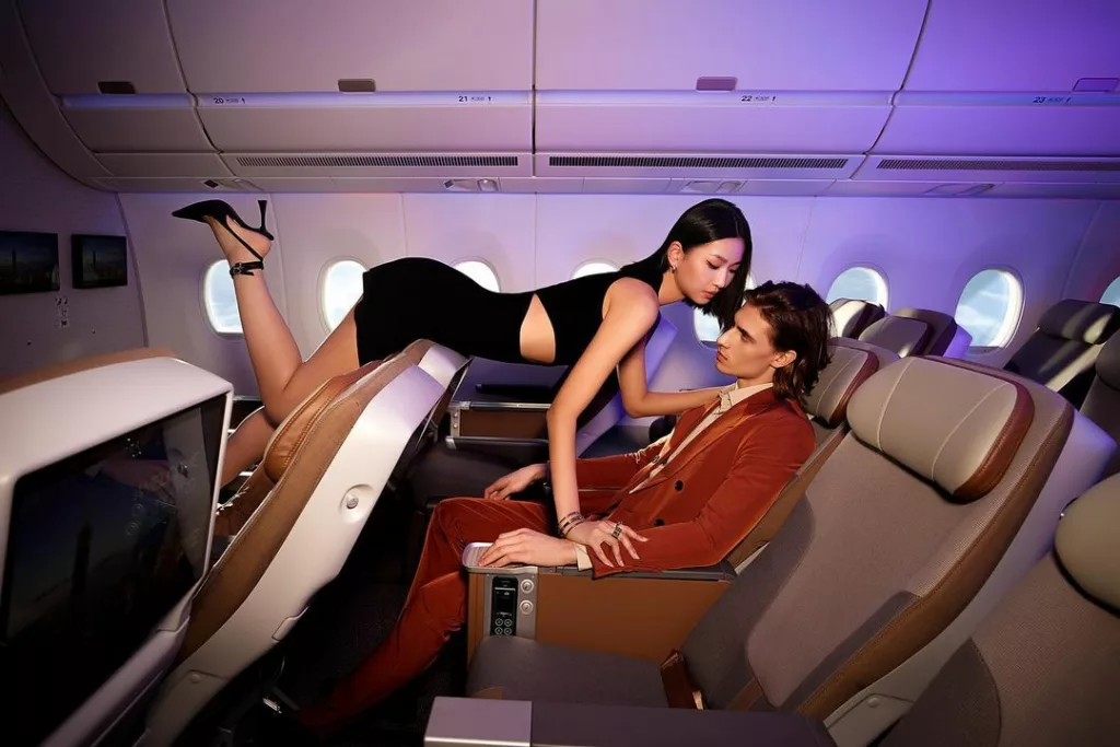Starlux Airlines Unveils A350 Aircraft with #JXRunway Photoshoot 7 Starlux Airlines A350 Premium Economy Class