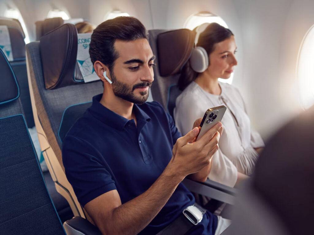 Etihad free inflight messaging - Etihad,inflight Messaging