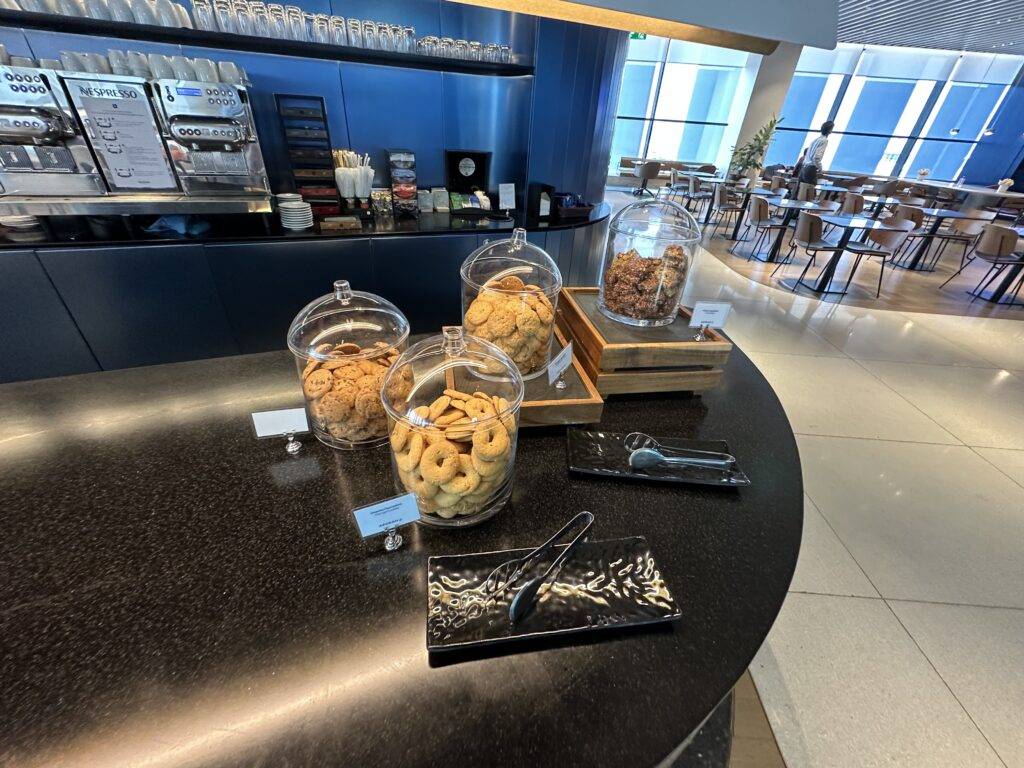 Aegean business lounge buffet