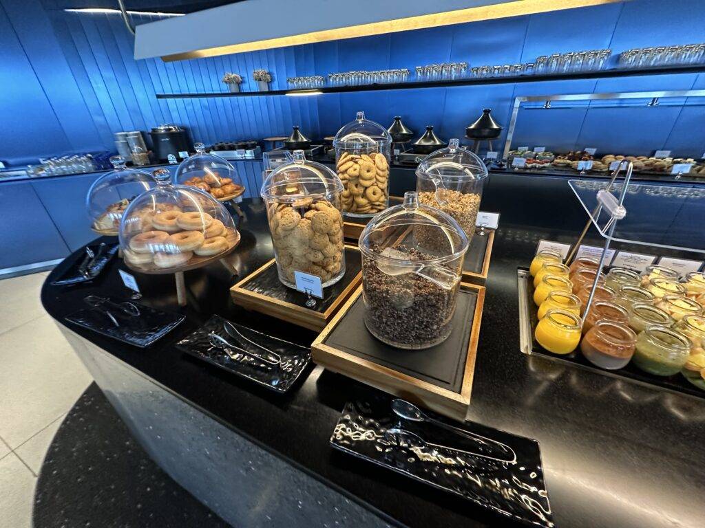 Aegean business lounge buffet