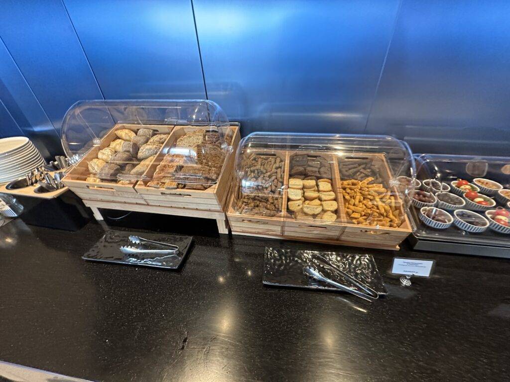 Aegean business lounge buffet