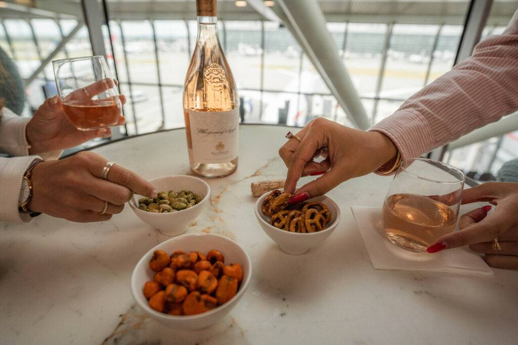 British Airways Whispering Angel Lounge - Whispering Angel Rosé Bar