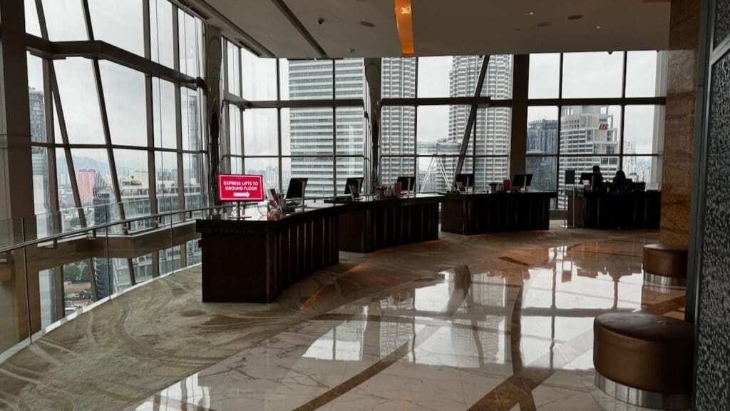 Grand Hyatt Kuala Lumpur sky lobby 2 - Grand Hyatt Kuala Lumpur